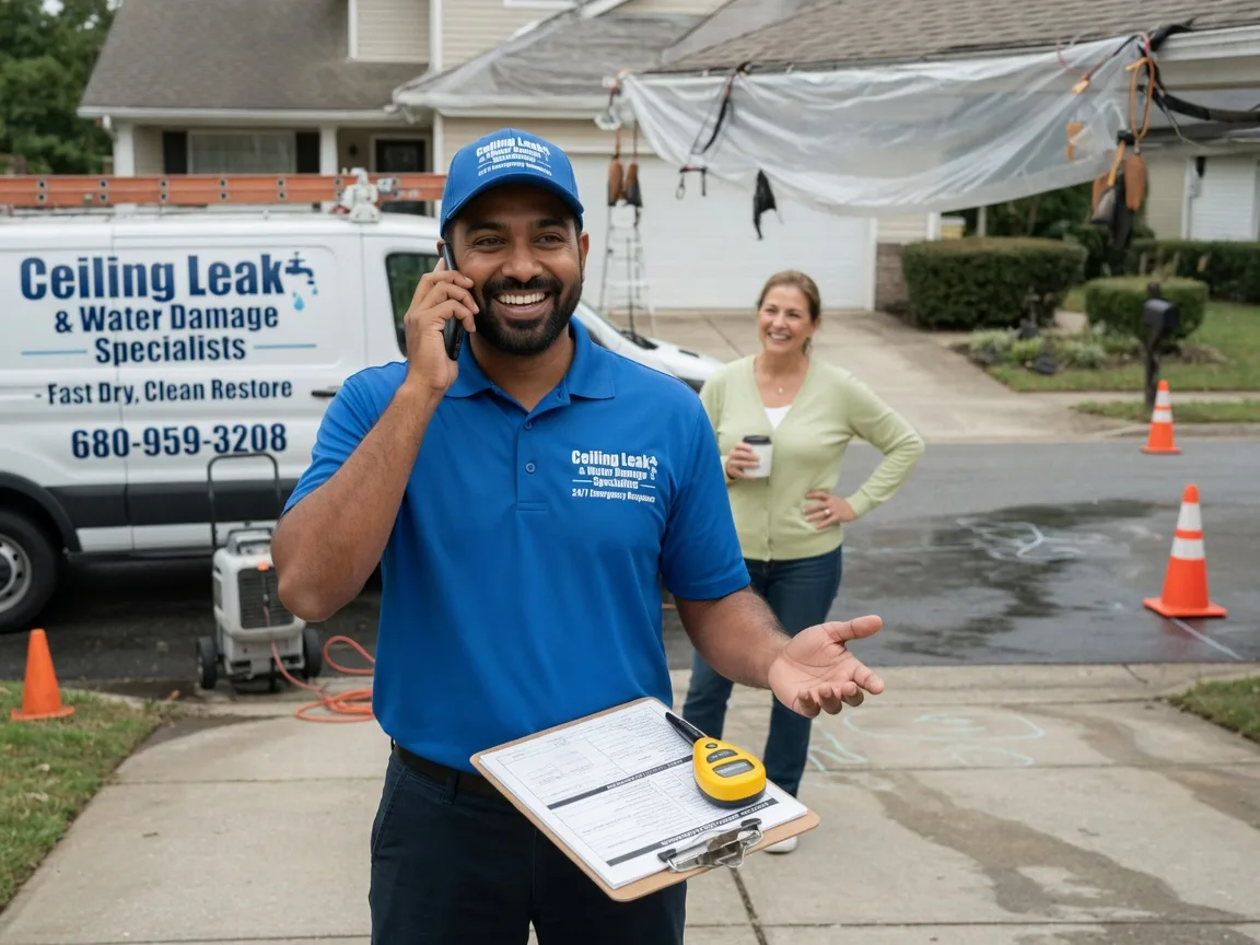 Ceiling Leak Cleanup Hereford, PA FAQs